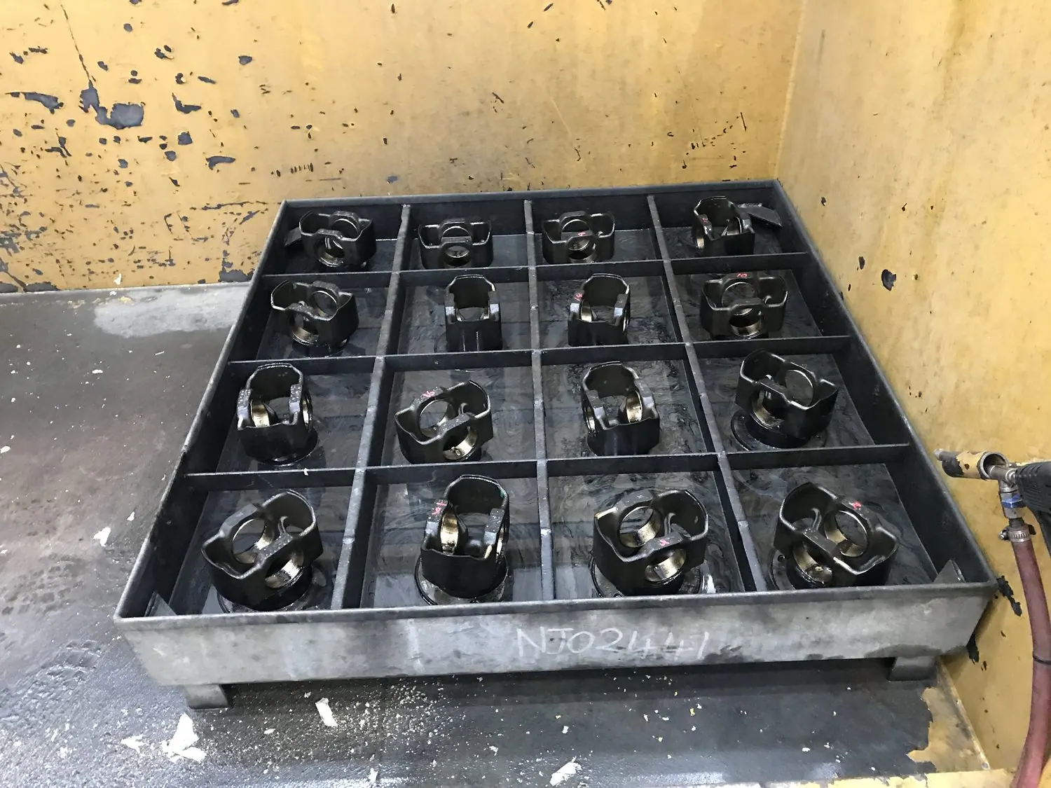 A full set racked in the tray.