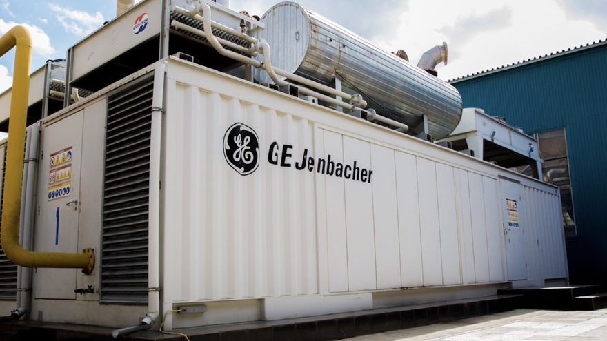 Jenbacher biogas CHP genset