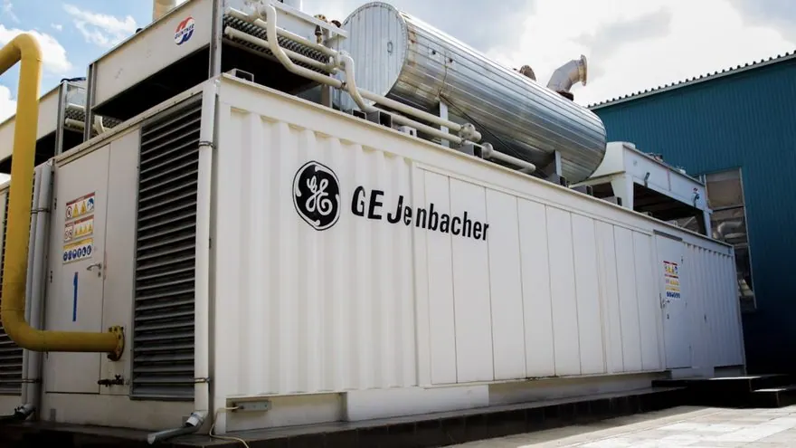 Jenbacher biogas CHP genset