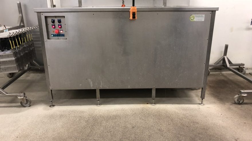 Installed tank on the plant floor