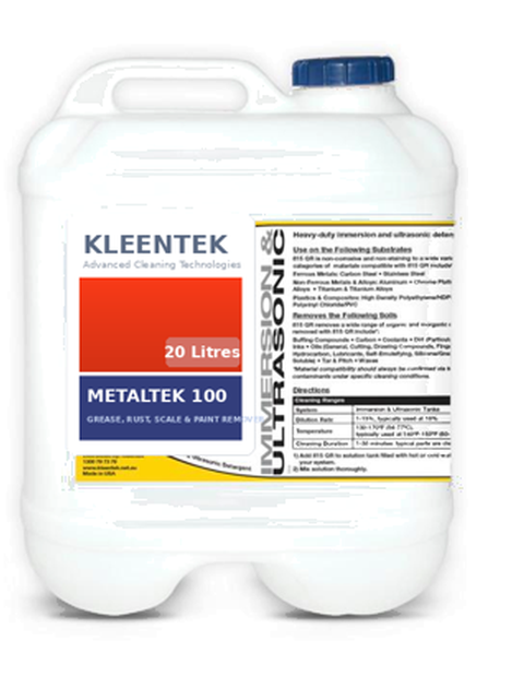 MetalTek 100 heavy-duty alkaline stripper, 20 litre
