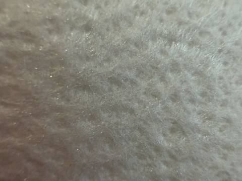 Needlefelt surface, close