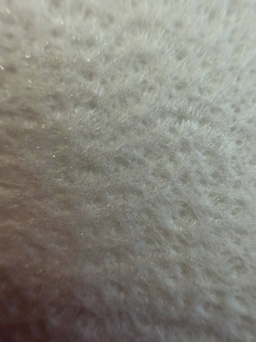 Needlefelt surface, close up