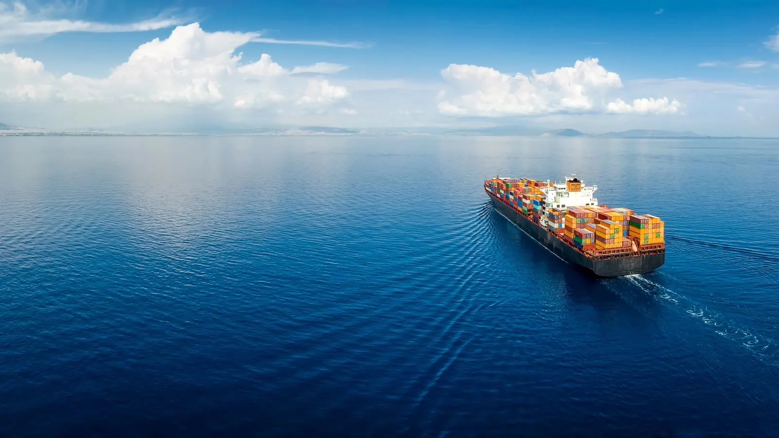 Cargo ship at sea, the engines and coolers behind marine ultrasonic cleaning in NZ
