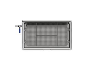 Misonics MSX 30 industrial ultrasonic cleaner &mdash; Plan view &mdash; the 490 &times; 235 mm working area