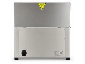 Misonics MSX 30 industrial ultrasonic cleaner — Rear — power inlet and drain