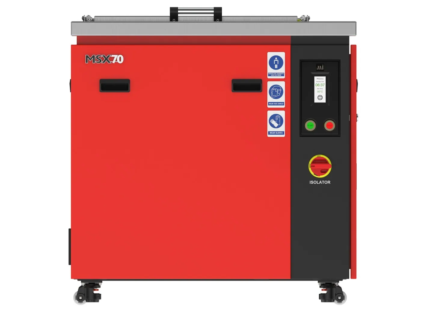 Misonics MSX 70 floor-standing ultrasonic parts cleaner