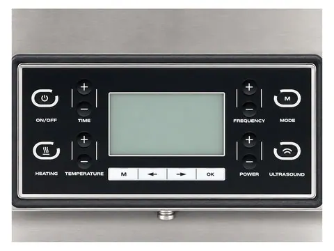 Misonics MSX 15 industrial ultrasonic cleaner &mdash; Control panel &mdash; as fitted