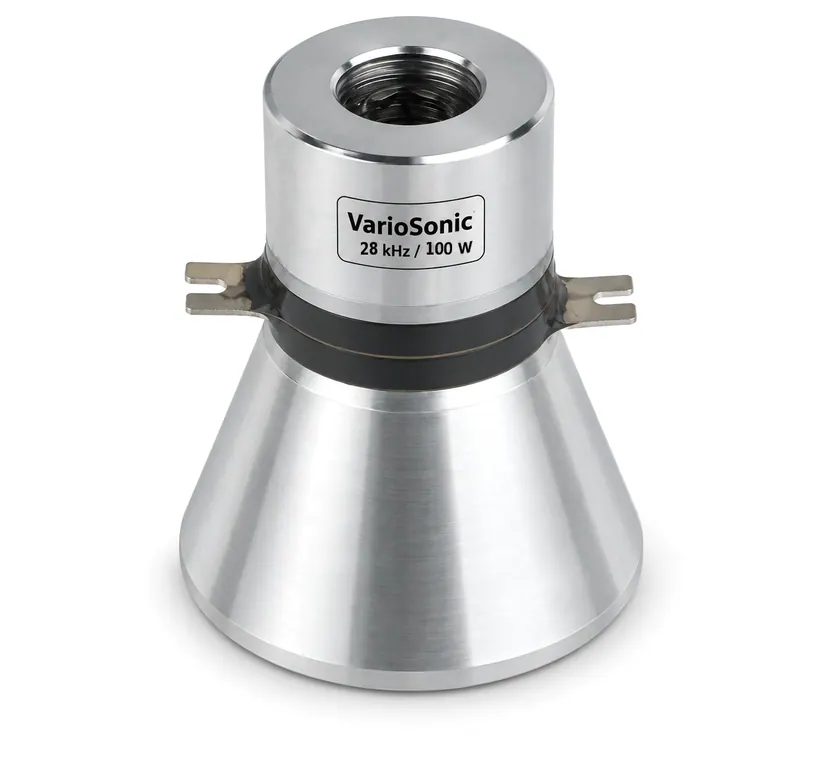 BLT ultrasonic transducer, 100 W at 28 kHz