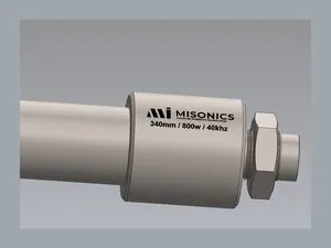 Solo 360 rod resonator collar with lock nut and threaded stud