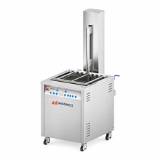 Misonics SonoLift powered-lift ultrasonic cleaner — Lid closed — supplied as standard
