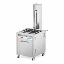 Misonics SonoLift powered-lift ultrasonic cleaner — Lid closed — supplied as standard