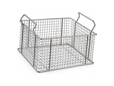 Misonics SonoWash industrial ultrasonic tank &mdash; The SW-85 basket &mdash; two compartments