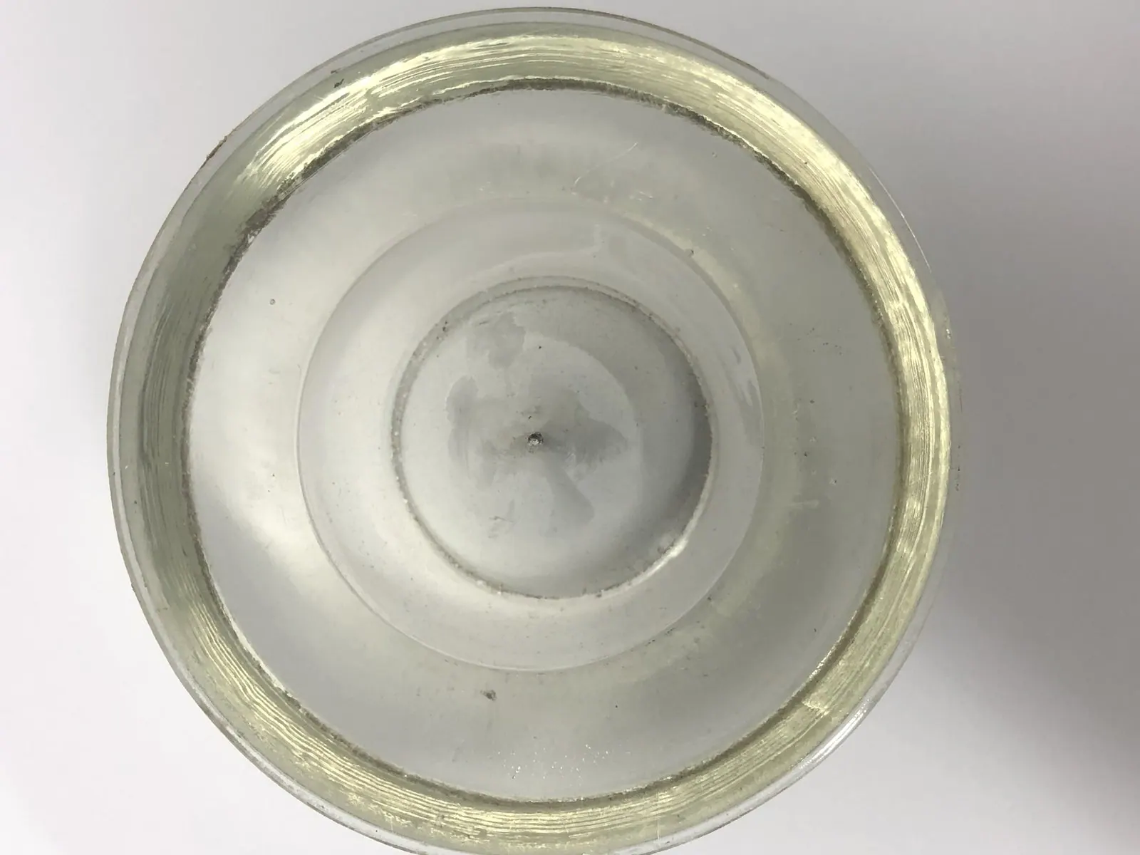 The same lens optic clear after the cycle