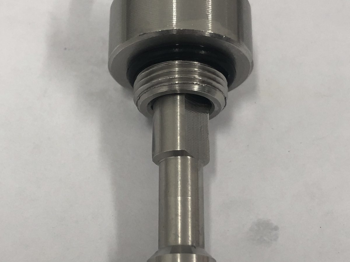 Dust suppression nozzle — before and after ultrasonic cleaning — after the cycle