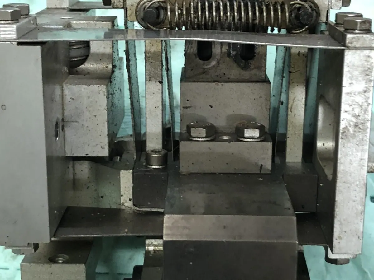 Packaging gluing module packed with glue build-up, carton dust and oil